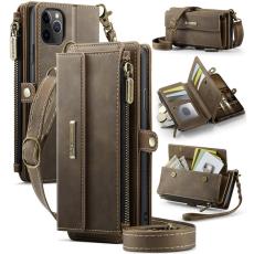 Caseme - CASEME C39 Mobilskal till iPhone 11 Pro Max med RFID-Skydd - Brun