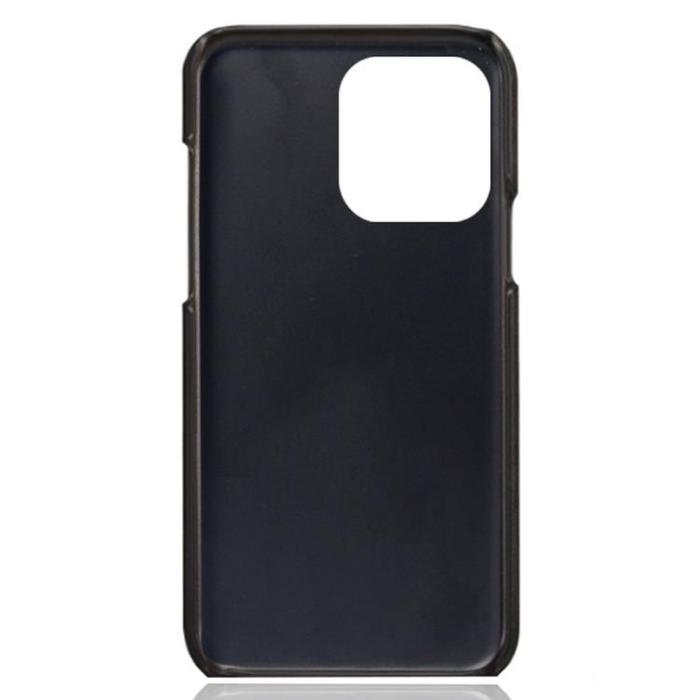 OEM - iPhone 14 Pro Skal Korthållare PU Läder - Svart