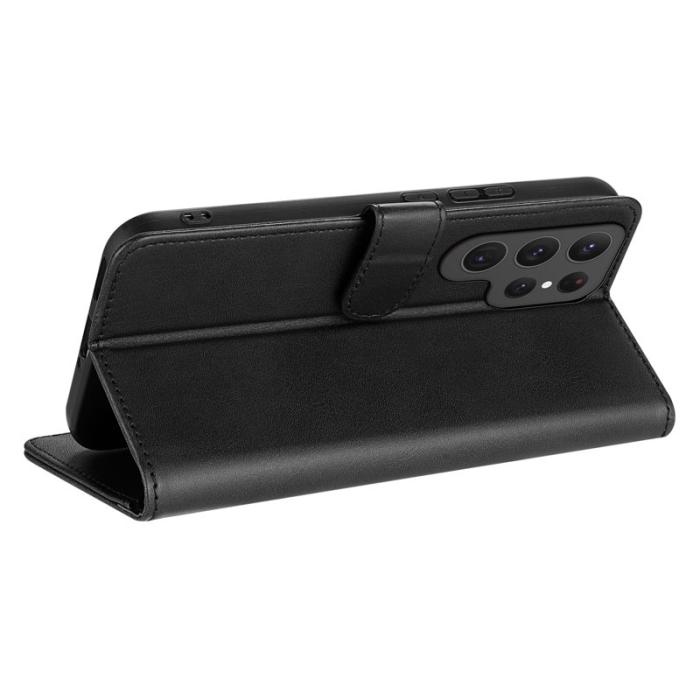 AZNS - AZNS Samsung Galaxy S25 Ultra Fodral KonstLäder - Svart