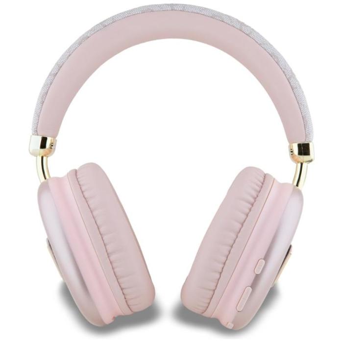 Guess - Guess Over-Ear Hörlurar Bluetooth 5.3 4G Triangle Logo - Rosa