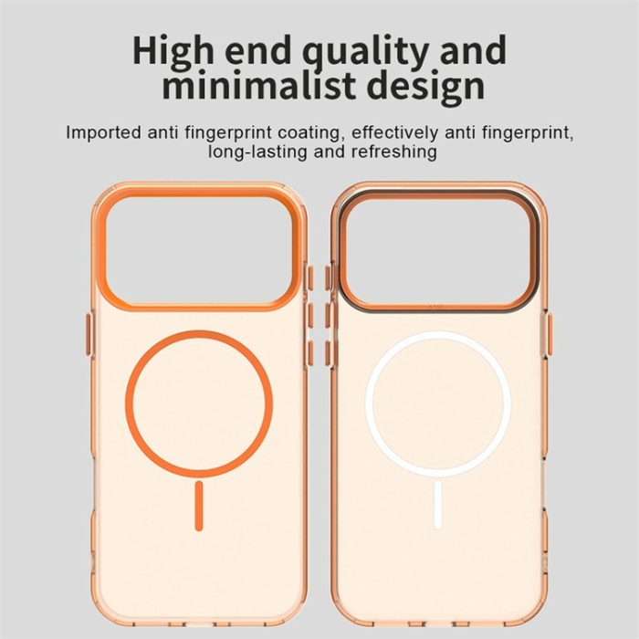 A-One Brand - iPhone 17 Pro Max Mobilskal MagSafe Candy Color - Orange