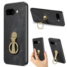 CASENEO - CASENEO D22 Fodral f&ouml;r Google Pixel 9a - KonstL&auml;der - Svart
