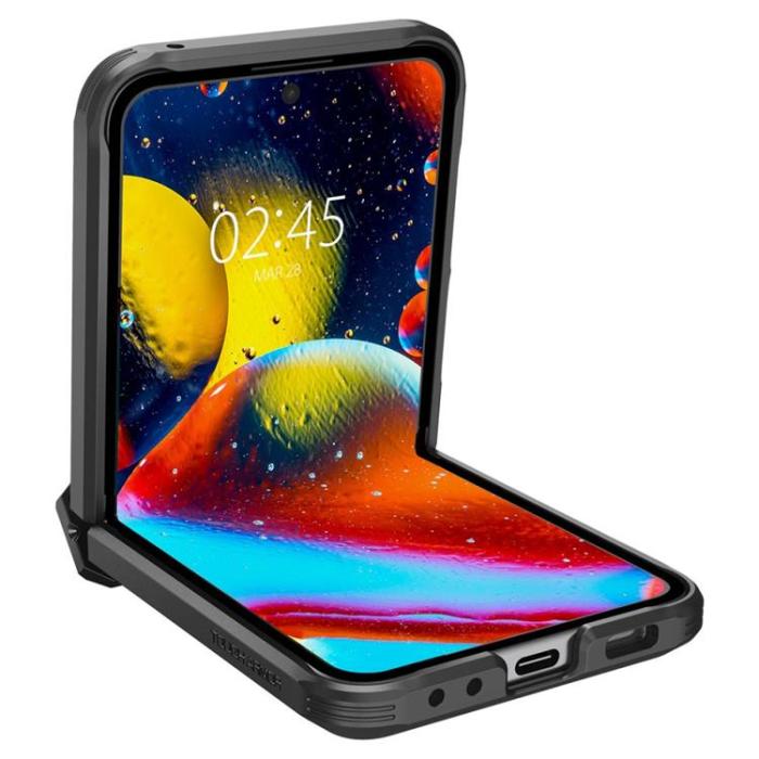UTGATT - Spigen Galaxy Z Flip 5 Mobilskal Tough Armor Pro - Svart