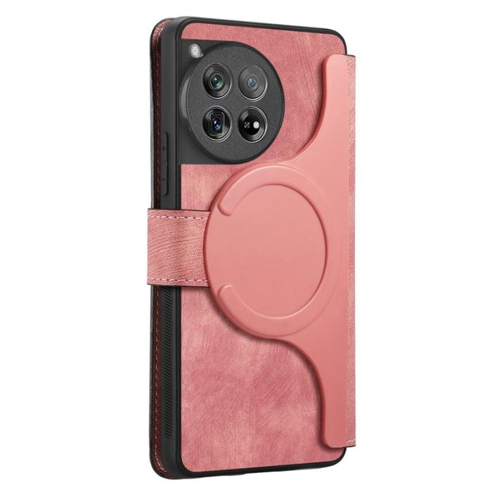 CASENEO - CASENEO OnePlus 13 Plånboksfodral Magnetiskt Detachable Konstläder - Rosa