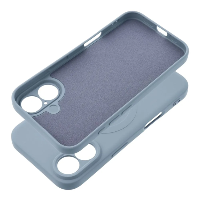 OEM - Galaxy A55 Mobilskal Magsafe Silikon - Ljusblå