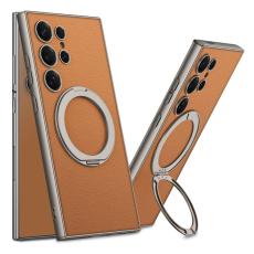 GKK - GKK Mobilskal till Samsung Galaxy S24 Ultra PU + TPU + PC - Orange