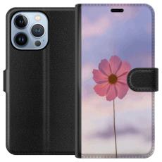 iSecrets - Plånboksfodral till Apple iPhone 13 Pro med Rosa blomma