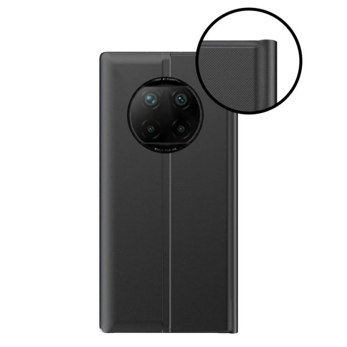 UTGATT1 - Sleep Flip Fodral Xiaomi Redmi Note 9T 5G - Svart