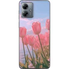 iSecrets - Mobilskal till Motorola Moto G14 med Rosa Tulpaner