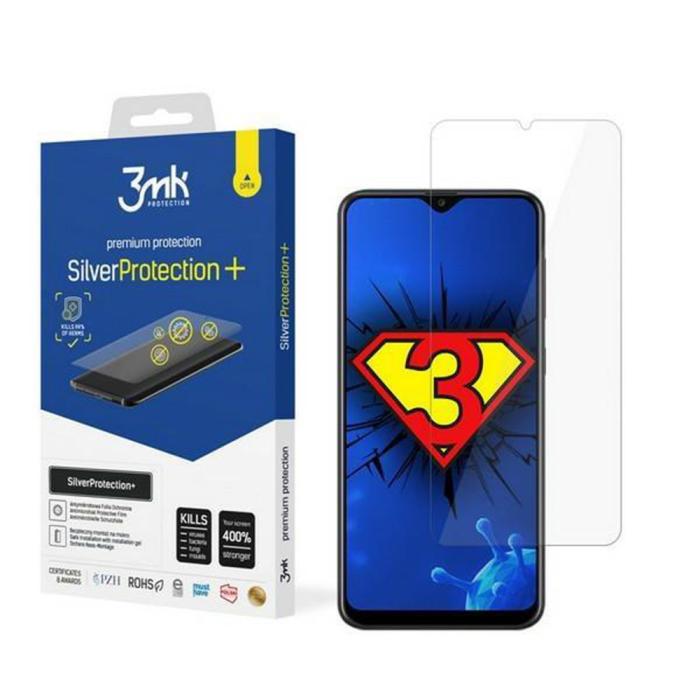 3MK - 3MK Samsung A20e Antimicrobial Plastfilm skärmskydd Silver Protection+