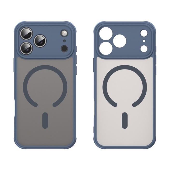 A-One Brand - iPhone 17 Pro Max Mobilskal MagSafe Anti Drop - Blå