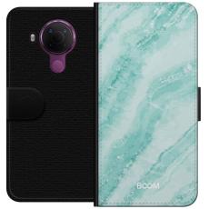 iSecrets - Pl&aring;nboksfodral till Nokia 5.4 med Mint Marble