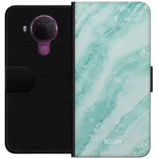 iSecrets - Pl&aring;nboksfodral till Nokia 5.4 med Mint Marble
