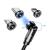 Joyroom - Joyroom 3in1 USB-A till USB-C, Lightning, microUSB kabel 1.2m