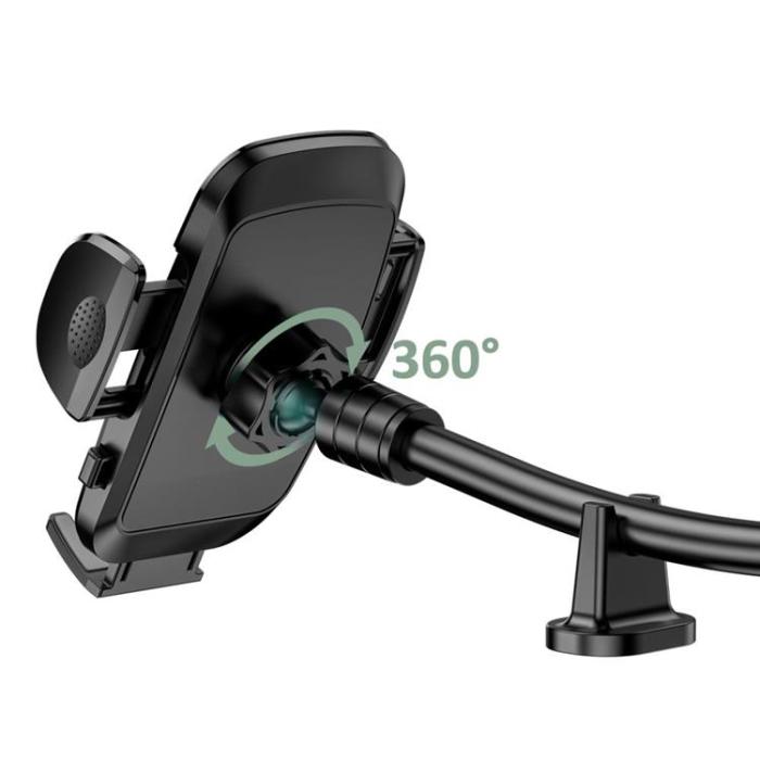 Tech-Protect - Tech-Protect V3 Long Arm Windshield Och Dashboard Bilhållare - Svart