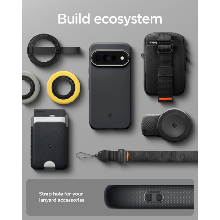 Spigen - Spigen Mobilskal För Google Pixel 11 Pro XL Magsafe Nano Pop - Svart Sesame