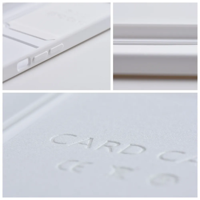OEM - iPhone 15 Pro Mobilskal Korthållare - Vit