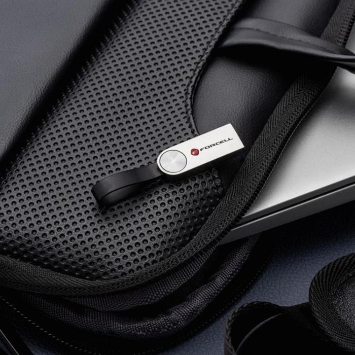 Forcell - Forcell Pendrive 32GB USB 3.2 Gen 1 USB-A F-Data Metal - Silver