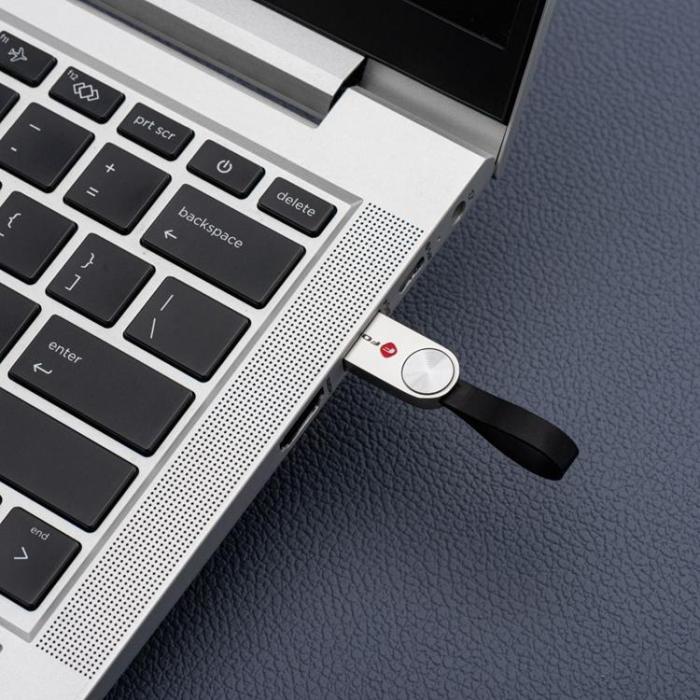 Forcell - Forcell Pendrive 32GB USB 3.2 Gen 1 USB-A F-Data Metal - Silver