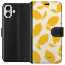 Gustaf - Pl&aring;nboksfodral till Apple iPhone 16 Plus med Lemon Breeze