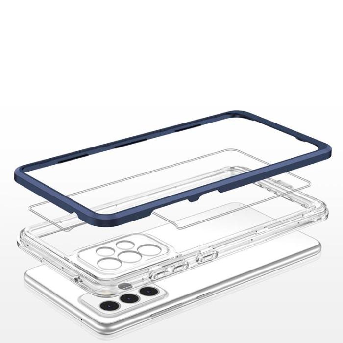 OEM - Galaxy A14 5G Ultra Skal Clear 3in1 - Blå