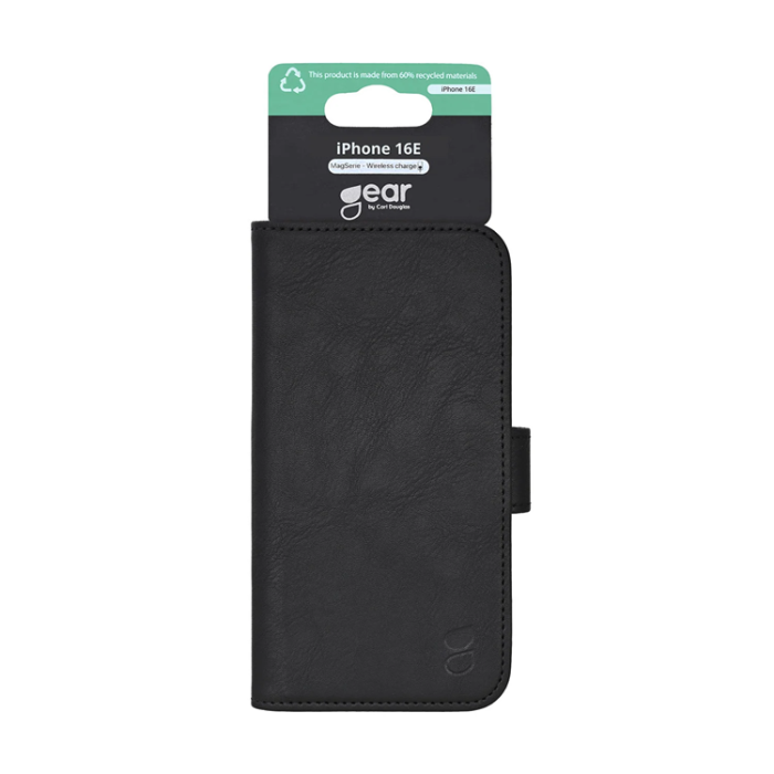 GEAR - Gear iPhone 16e Plånboksfodral MagSafe 3 Kort Återvunnen