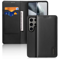 A-One Brand - Dux Ducis Galaxy S25 Ultra Plånboksfodral Hivo RFID - Svart