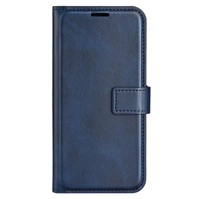 OEM - iPhone 15 Pro Max Plånboksfodral Calf Flip Folio - Blå