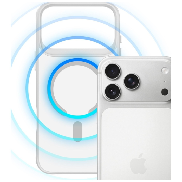 3MK - 3MK Mobilskal För iPhone 17 Pro Magsafe Smoke - Vit