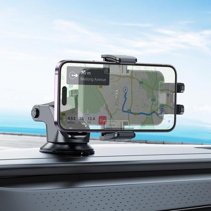 Hoco - Hoco Bilhållare för Vindruta/Mittkonsol H37 - Svart