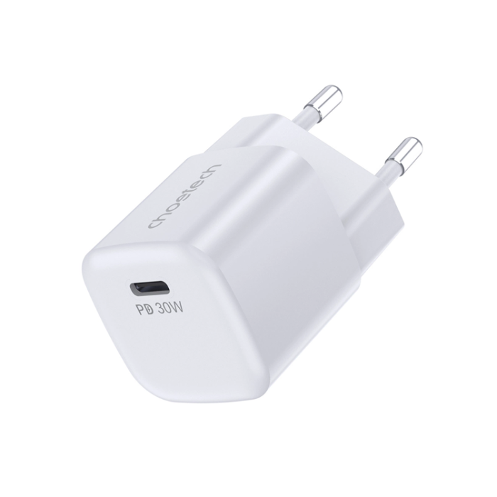 Choetech - Choetech Väggladdare 30W GaN USB-C - Vit
