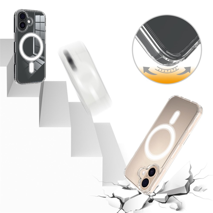 A-One Brand - iPhone 17 Mobilskal MagSafe - Transparent