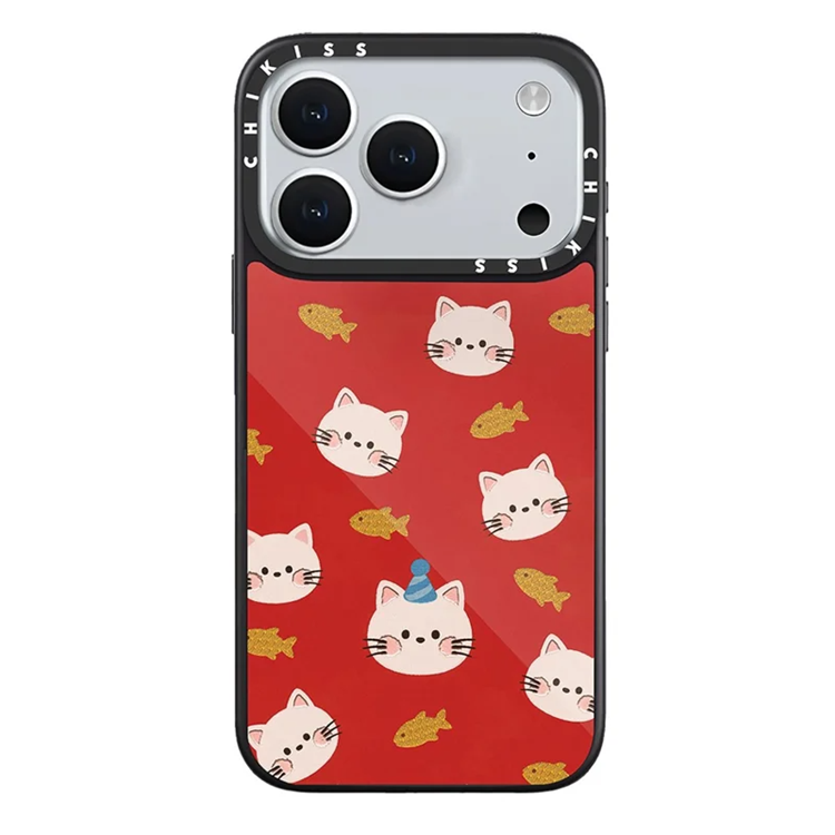 iPhone 17 Pro Max Mobilskal MagSafe Aluminium Silikon (Style X) | 2353 | AlltMobil