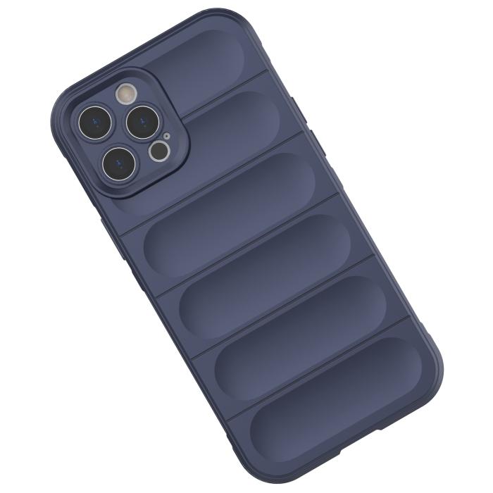 OEM - iPhone 12 Pro Max Skal Magic Shield Case - Mörkblå