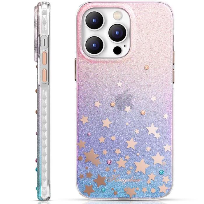 Kingxbar - Kingxbar iPhone 14 Plus Skal Heart Star - Zodiac