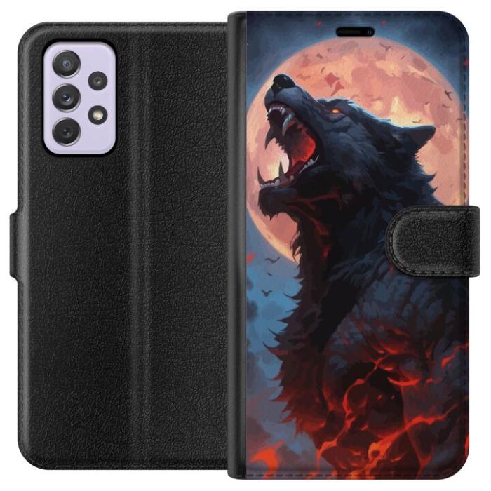 iSecrets - Plånboksfodral till Samsung Galaxy A52s 5G med Ylande varg