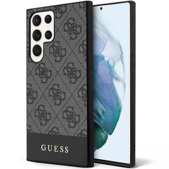 Guess - Guess Galaxy S23 Ultra Skal Stripe Collection - Svart