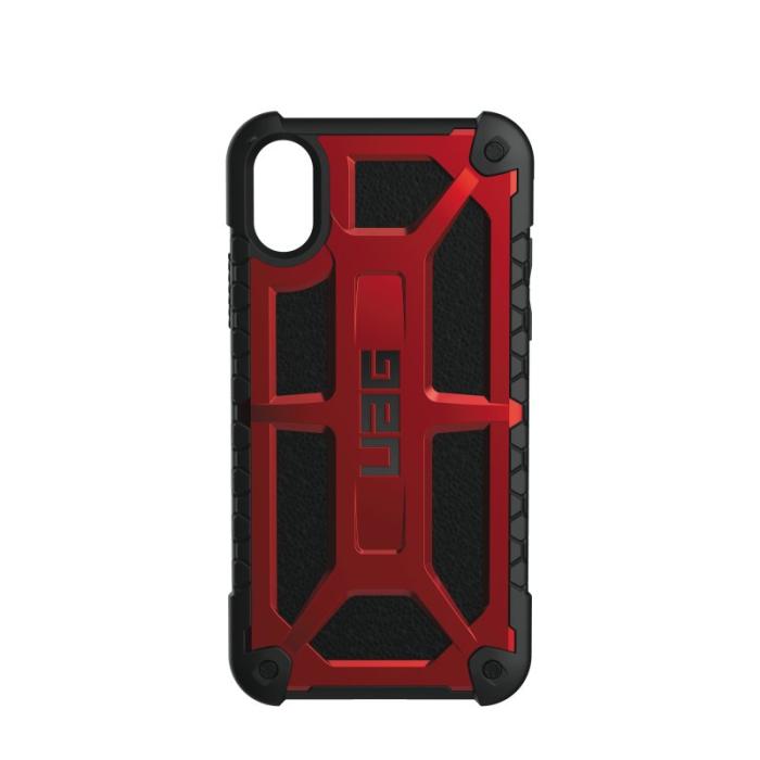 UTGATT5 - UAG iPhone X, Monarch Cover, röd/svart