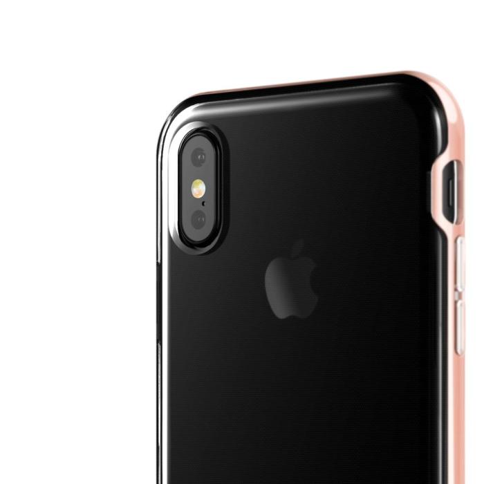 VERUS - Verus Crystal Bumper Skal till Apple iPhone XS / X - Rose Gold