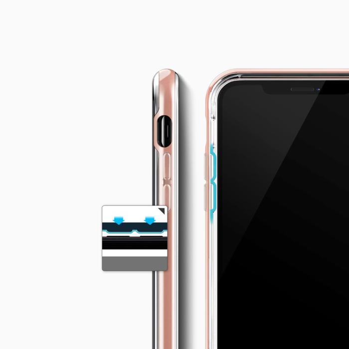 VERUS - Verus Crystal Bumper Skal till Apple iPhone XS / X - Rose Gold