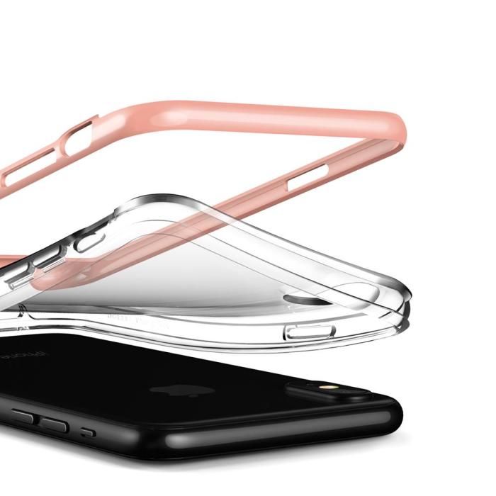 VERUS - Verus Crystal Bumper Skal till Apple iPhone XS / X - Rose Gold
