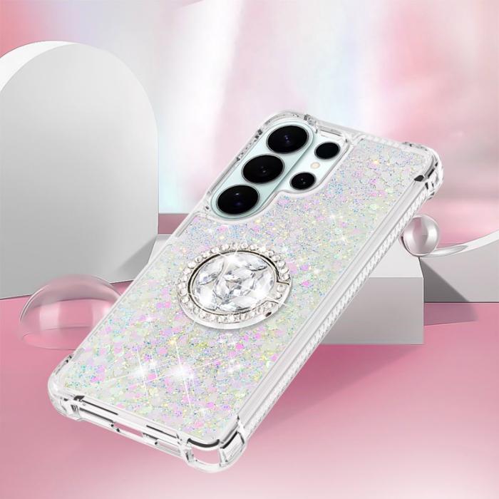OEM - Mobilskal till Samsung Galaxy S26 Ultra TPU Stöd Skydd - Laser / Hjärtan