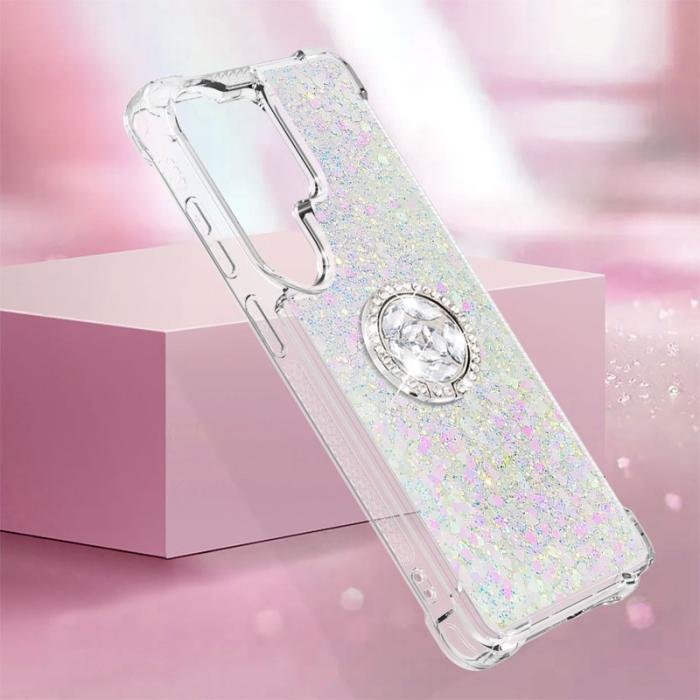 OEM - Mobilskal till Samsung Galaxy S26 Ultra TPU Stöd Skydd - Laser / Hjärtan
