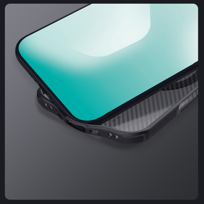 Nillkin - Nillkin iPhone Air Mobilskal MagSafe CamShield Pro - Transparent Svart