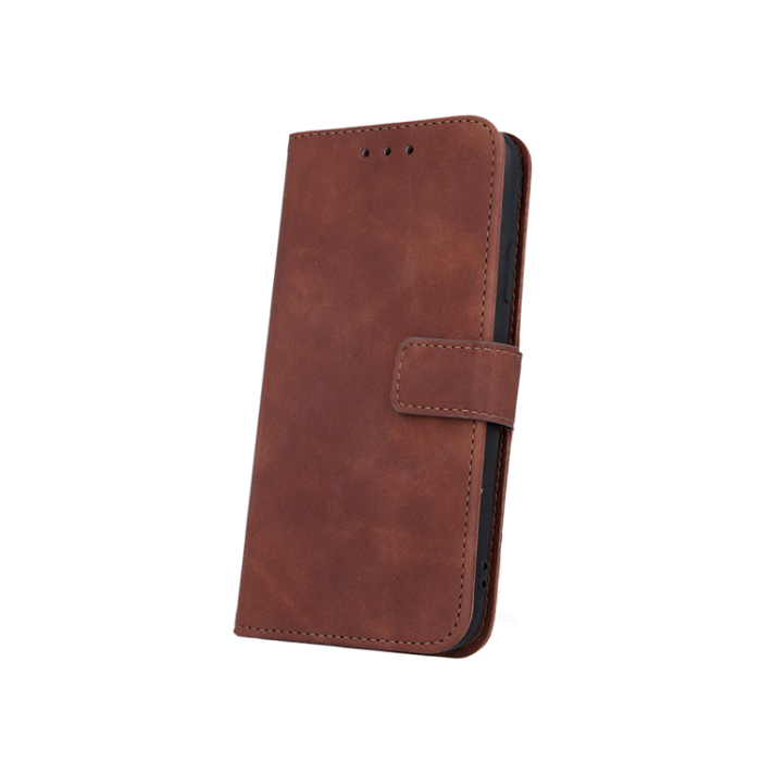 OEM - Xiaomi Redmi Note 14 4G Plånboksfodral Smart Velvet - Brun