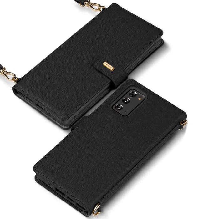 OEM - Ringke Folio Signature halbandsfodral Galaxy Note 20 Svart