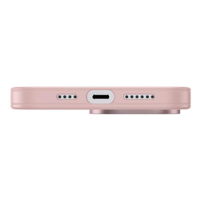 BASEUS - Baseus Crystal Skal iPhone 13 Pro - Rosa