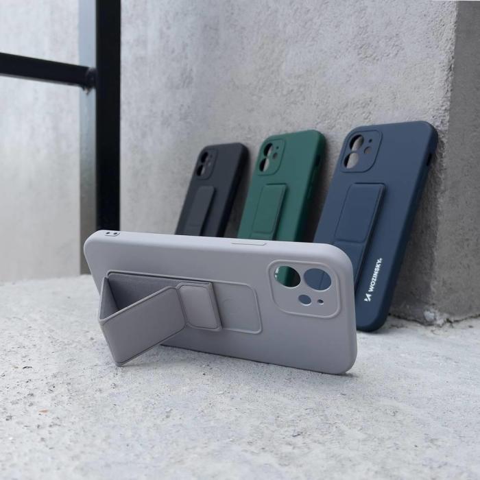 Wozinsky - Wozinsky Kickstand Silicone Skal Phone 11 Pro Max- Grå