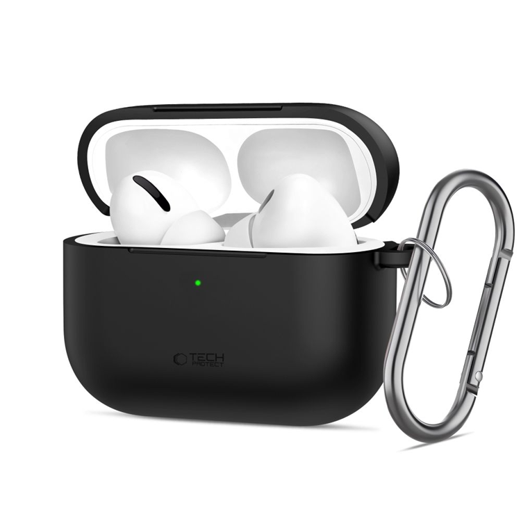Tech-Protect Apple Airpods Pro 3 Skal Silikon Hook - Svart | 2353 | AlltMobil