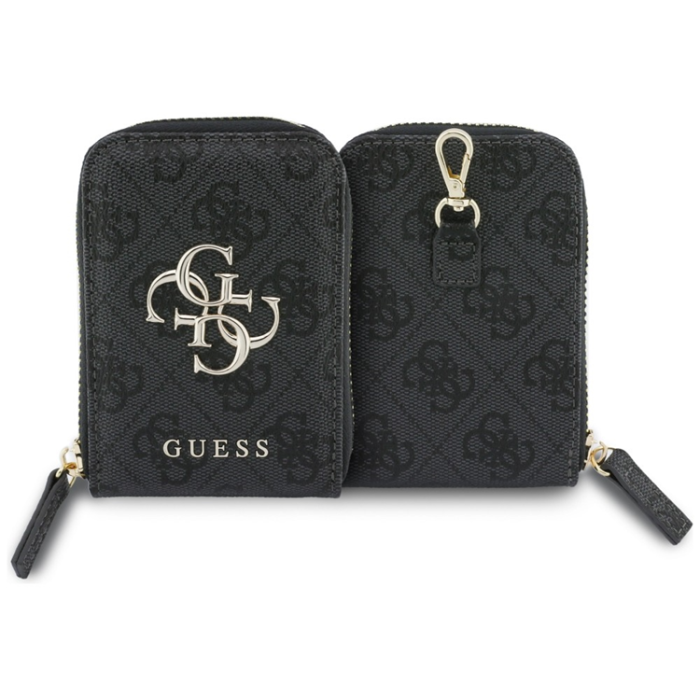 Guess - Guess Universal Mobilrem med Plånbok 4G Metal Logo - Svart